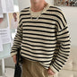 Men's Lazy Style High-end Long Sleeve Design Sweater