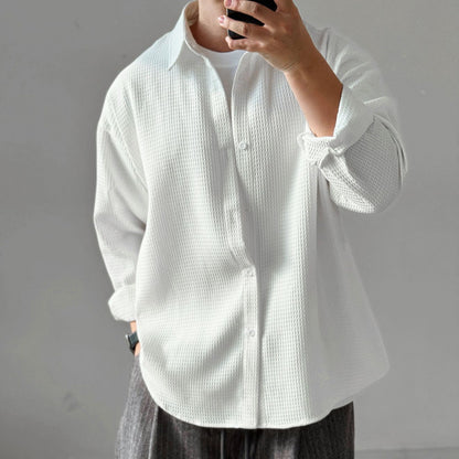 Woven Kaleidoscope Design Pullover Trend Versatile Loose-fitting Waistcoat