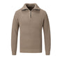 Polo Collar Men's Half Turtleneck Sweater